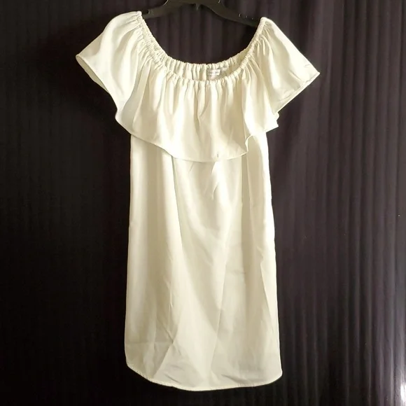 Bishop + Young Off Shoulder Dress Size Small - Picture 2 of 3